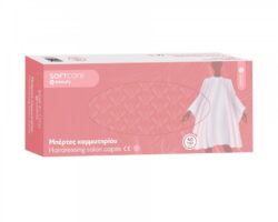 Μπέρτες κομμωτηρίου Soft Care PE – Διαφανείς 130 cm x 90 cm (40τεμ)