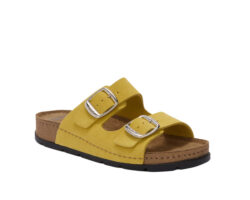 Scholl Bora 2 Buckles Ανατομικό Σανδάλι Light Yellow