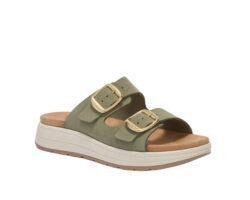 Scholl Scilla 2 Buckles Ανατομικό Σανδάλι Sage